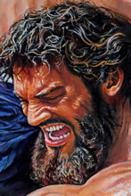 The Bout [Herackes Wrestles Antaeus] by T.Mallon - Determined