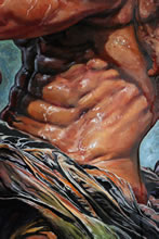 The Bout [Herackes Wrestles Antaeus] by T.Mallon - Torso