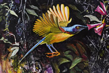 The Bout [Herackes Wrestles Antaeus] by T.Mallon - Sunbird (Detail)